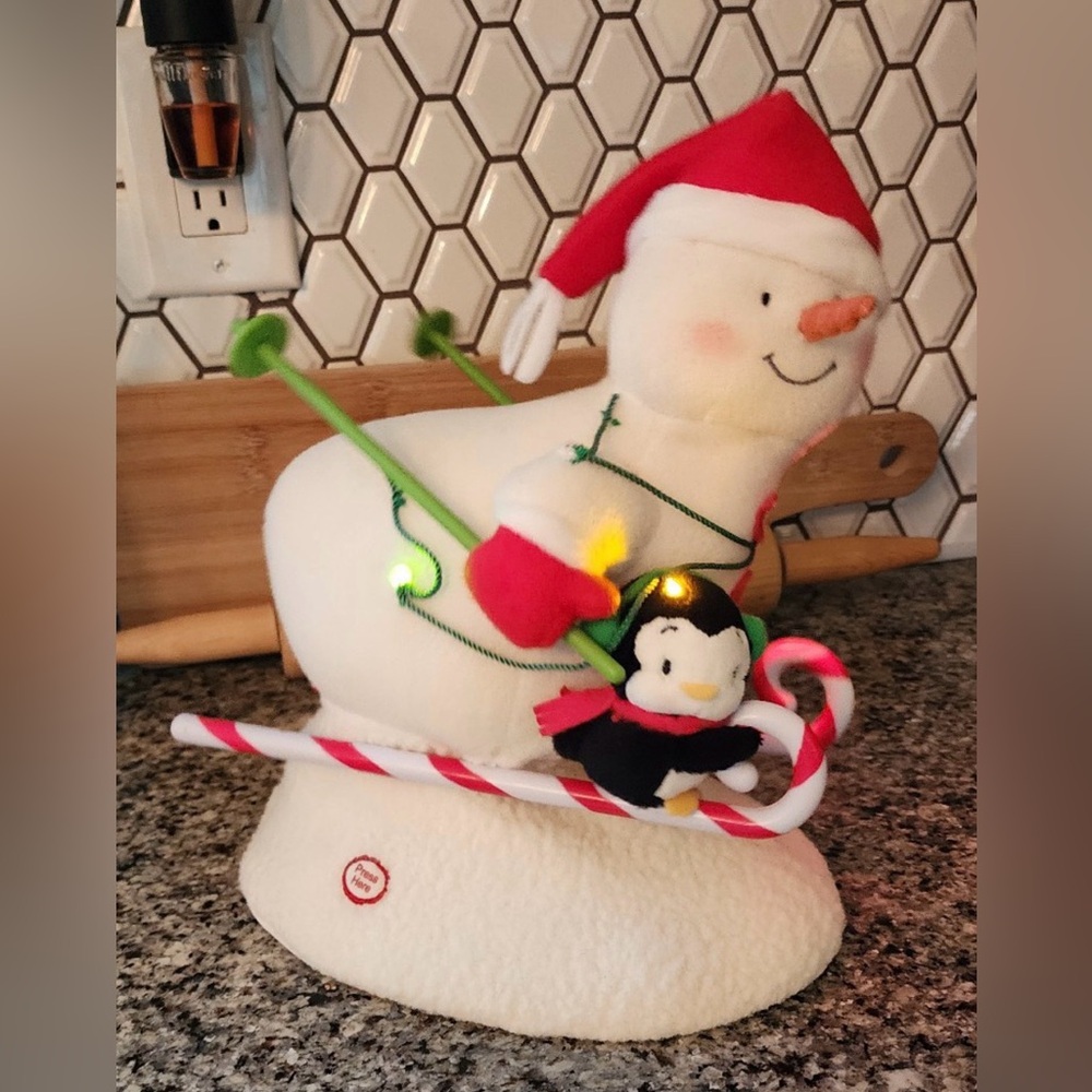 Hallmark Jingle Pals Swooshin Snowman - Moves Lights Sings